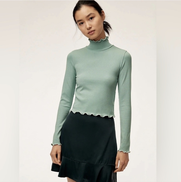 Black/Grey Sunday Best Turtleneck - Picture 2 of 4